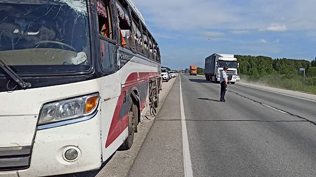 Четырехлетняя девочка погибла в ДТП с участием автобуса и грузовика под Новосибирском