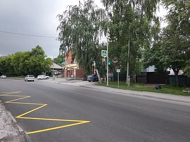 В Новосибирске завершили ремонт дороги от улицы Ползунова до Каменского шоссе