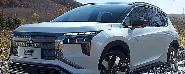 Новый компактный электрокроссовер Mitsubishi Airtrek добрался до России