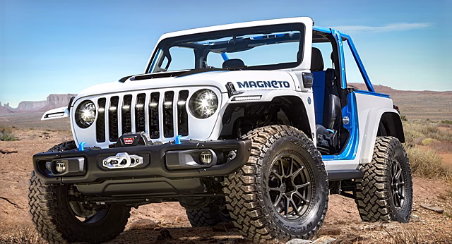 Только посмотрите на это! Jeep показал невероятные концепты, включая электрический Wrangler