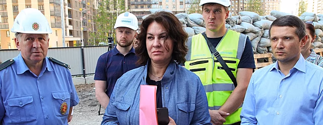 Министр жилполитики МО Инна Федотова проинспектировала строительство детсадов в Красногорске