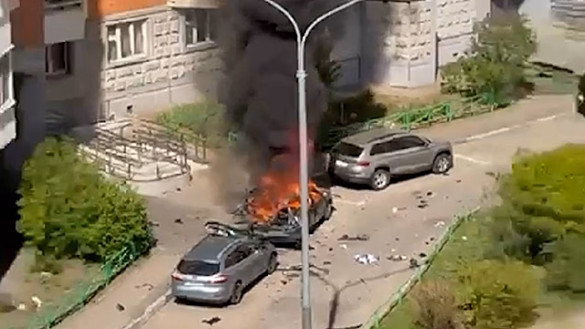 В подмосковной Балашихе взорвался автомобиль