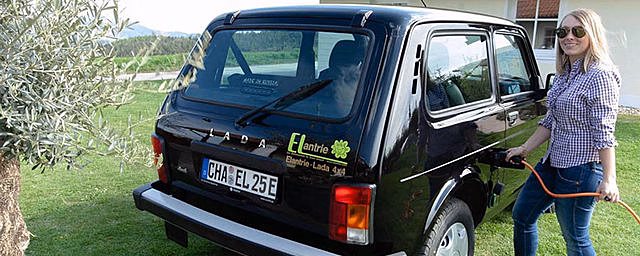 В Германии представили электрический внедорожник Lada Niva