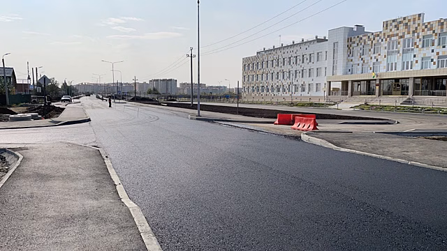 Подрядчик ускорился и уже заканчивает строить в Челябинске улицу Конструктора Духова