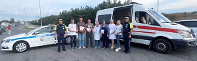 В Севастополе сотрудники ГИБДД совместно с медицинскими работниками провели акцию «День здорового водителя»