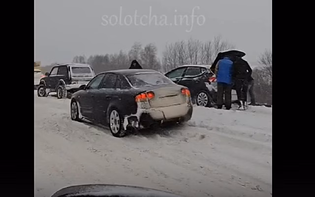 На дороге из Солотчи в Рязань произошло массовое ДТП