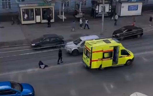 В Рязани на улице Гагарина сбили девушку