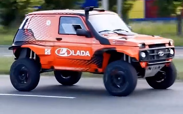 280-сильную Ниву Sport Turbo засняли на дороге!