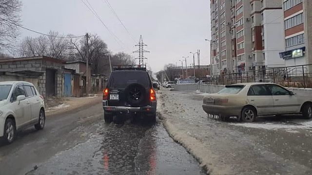 В Благовещенске после жалоб закрыли на ремонт улицу Шимановского