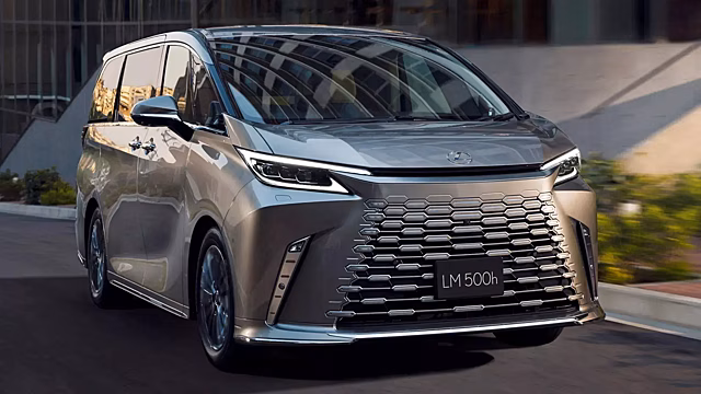 Обновленный роскошный минивэн Lexus получил бесшумные шины