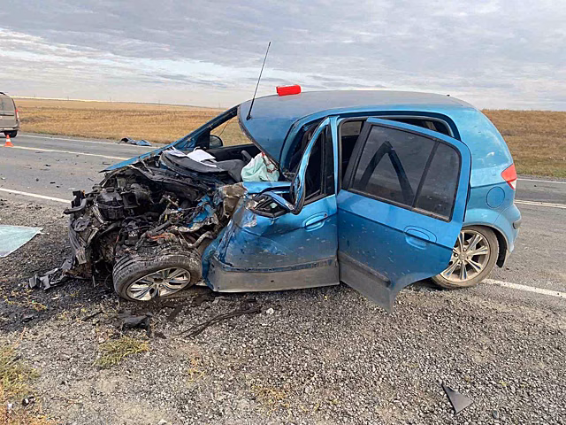 В ДТП на трассе «Орск – Новотроицк» пострадали два человека