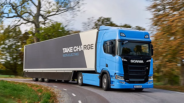 Scania начала продажи нового батарейного модуля и системы мегаваттной зарядки