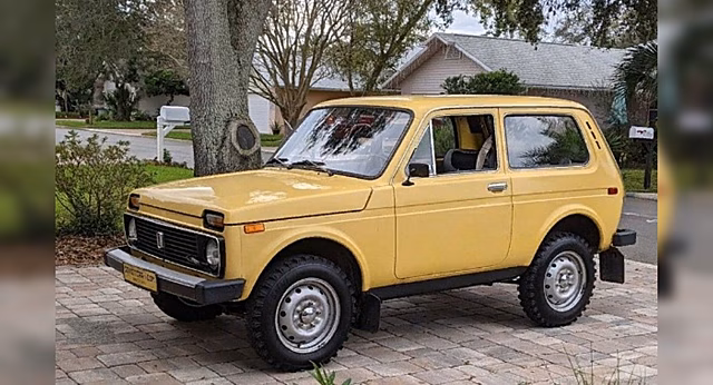 Американский блогер купил старую Lada 4×4, чтобы переделать ее в электрокар