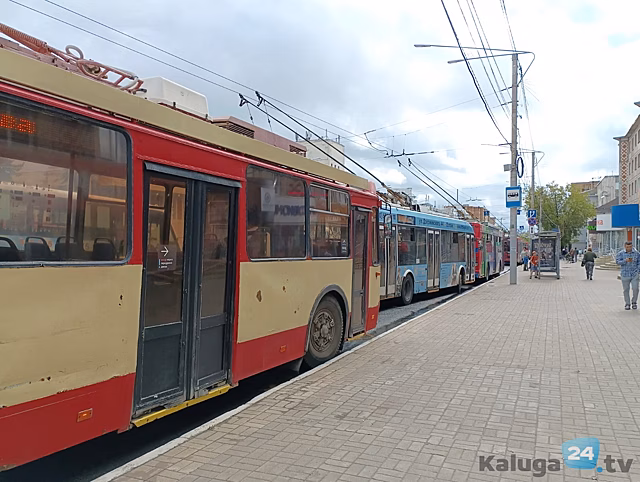 Авария на сетях остановила троллейбусы в Калуге