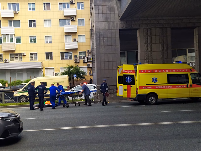 Мотоциклиста сбили во Владивостоке