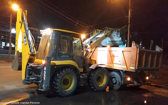 В ночь на 1 апреля уборка города в Рязани продолжится