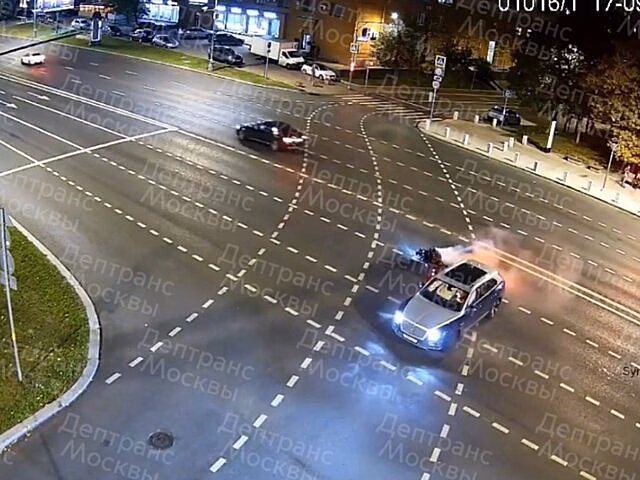 Мотоциклист скончался в ДТП с авто в Новоспасском переулке