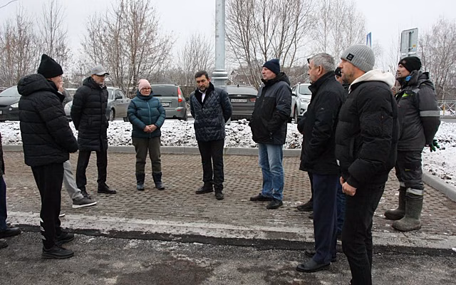В Рязани прошла приёмка дорожных работ на трёх улицах