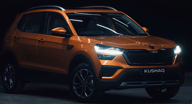Skoda показала новый недорогой кроссовер Kushaq на видео