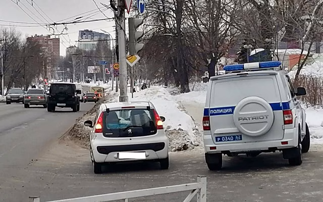 На Касимовском шоссе в Рязани задержали водителя без «прав»
