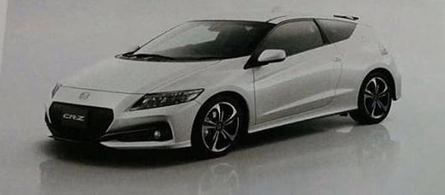 Появились первые изображения обновленного Honda CR-Z