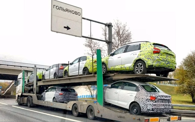 Lada Iskra едет на полигон для сертификации (фото дня)