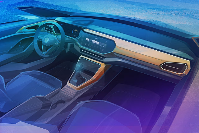 Volkswagen показал интерьер нового кроссовера