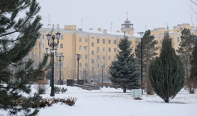 Мощный снегопад накрыл Волгоград 19 февраля