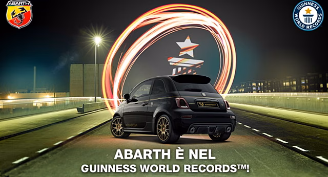 Abarth установил новый мировой рекорд Гиннеса