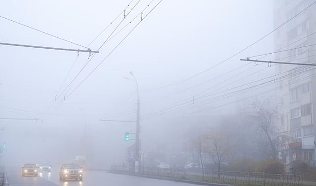 Желтый уровень погодной опасности ввели в Волгоградской области из-за тумана
