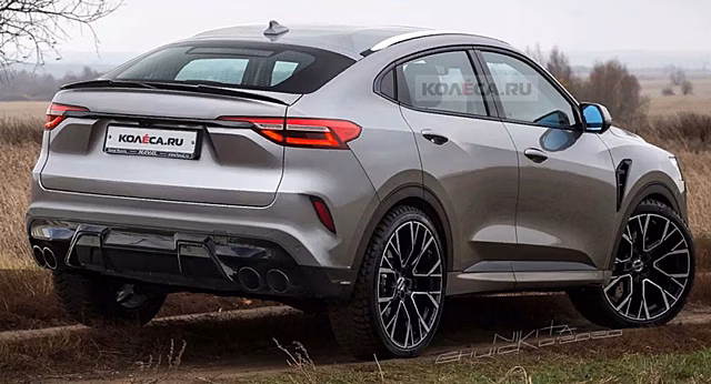 Появились первые изображения спортивной версии Haval F7x