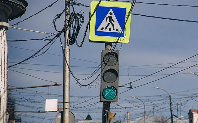 В Рязани три дня не работает светофор на Куйбышевском шоссе
