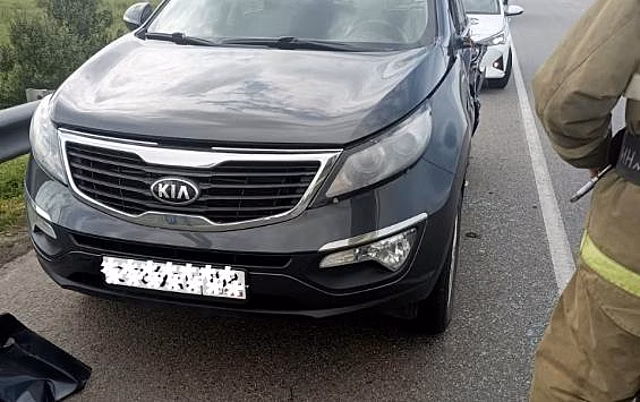 ДТП с участием «КИА» и «КамАЗа» произошло на трассе М-2 в Обоянском районе