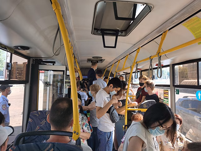 В Самаре составили 455 протоколов на пассажиров транспорта без масок