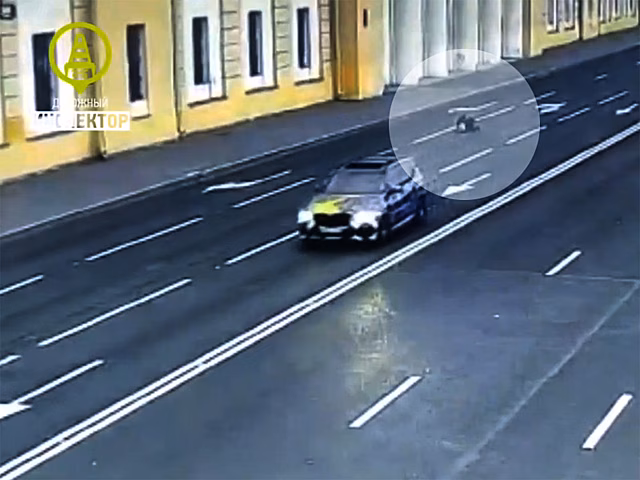 В Петербурге накажут водителей, проехавших мимо пострадавшего инспектора ГИБДД