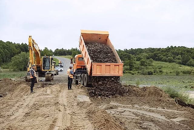 В Приамурье готовятся открыть размытый участок дороги Благовещенск – Гомелевка