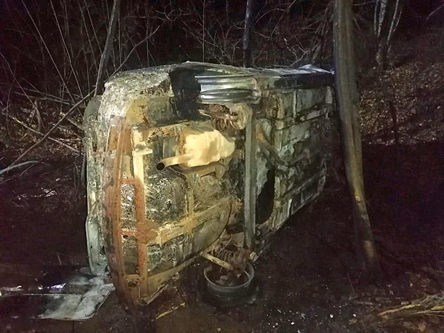 Мужчина сгорел заживо на трассе под Костромой