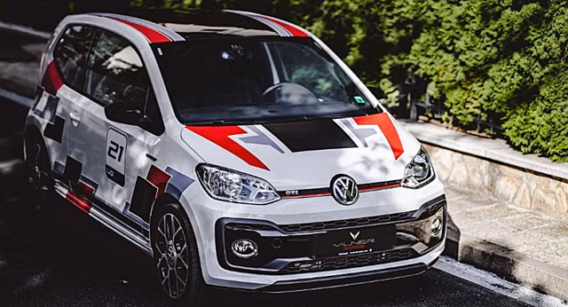 Представлен брутальный компакт VW Up! GTI от ателье Vilner
