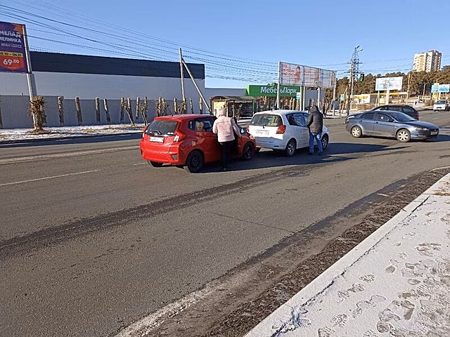 Очередное ДТП произошло неподалёку от нового светофора на Шилова в Чите