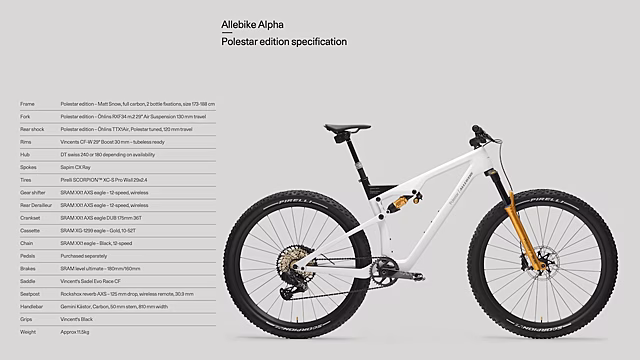 Компании Polestar и Allebike показали велосипед за полмиллиона рублей