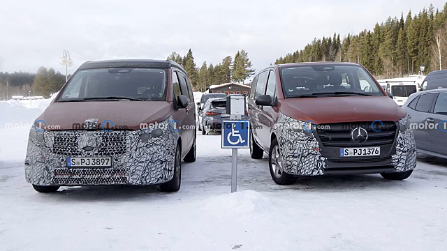 Рестайлинговый минивэн Mercedes-Benz V-Class вышел на испытания с переделанным салоном