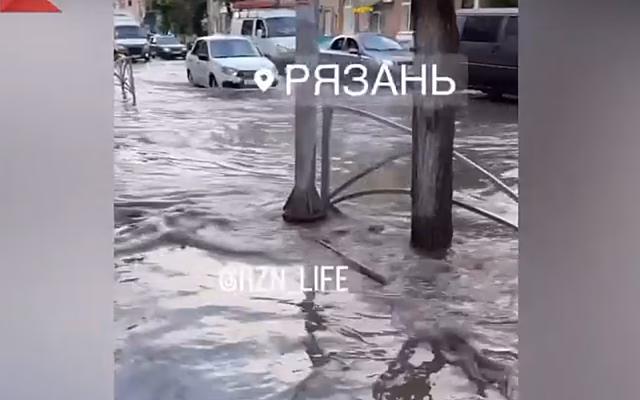 Администрация Рязани заявила об исправной работе ливневок в городе