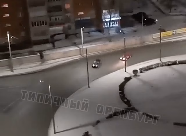 В Оренбурге полиция привлекла водителей за дрифт на кольце Мира