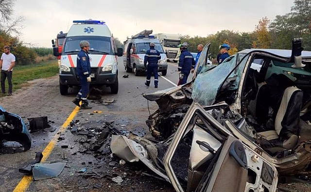 В Курском районе на воронежской трассе в ДТП один человек погиб, двое ранены