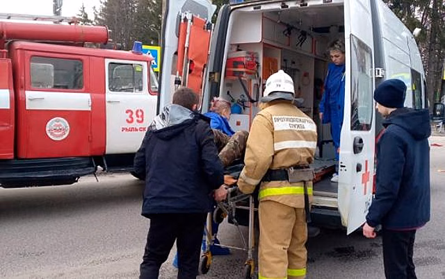 В Курской области в ДТП пострадал 17-летний мотоциклист