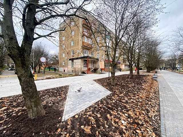 В центре Калининграда появился километровый велопешеходный бульвар