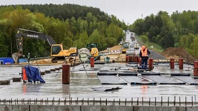 Мост через Яченку в Калуге реконструируют к концу лета