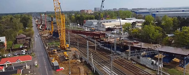 В Быкове в июне начнут процесс надвижки пролетных строений путепровода