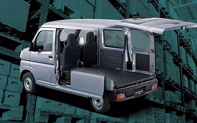 Самый доступный Subaru Sambar Van сохранил аскетичный характер