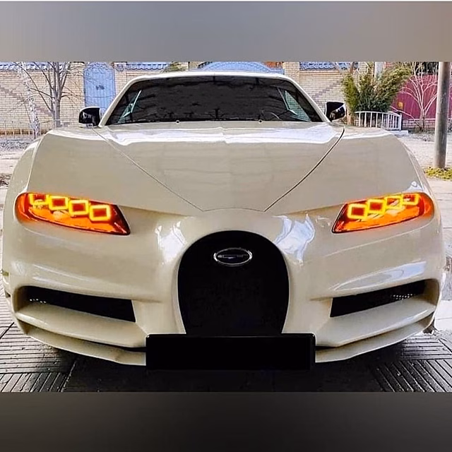 Посмотрите на самую уродливую реплику Bugatti Chiron, построенную на базе Hyundai